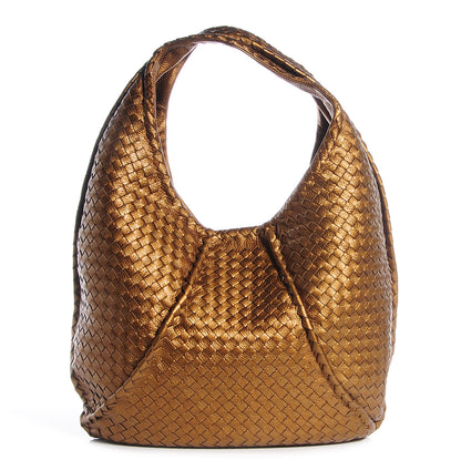 Bottega Veneta Cervo Intrecciato Large Simple Hobo New Bronze 1 of 16