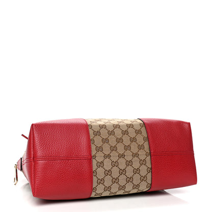 Gucci Monogram Medium Bree Shoulder Bag Red 3 of 4