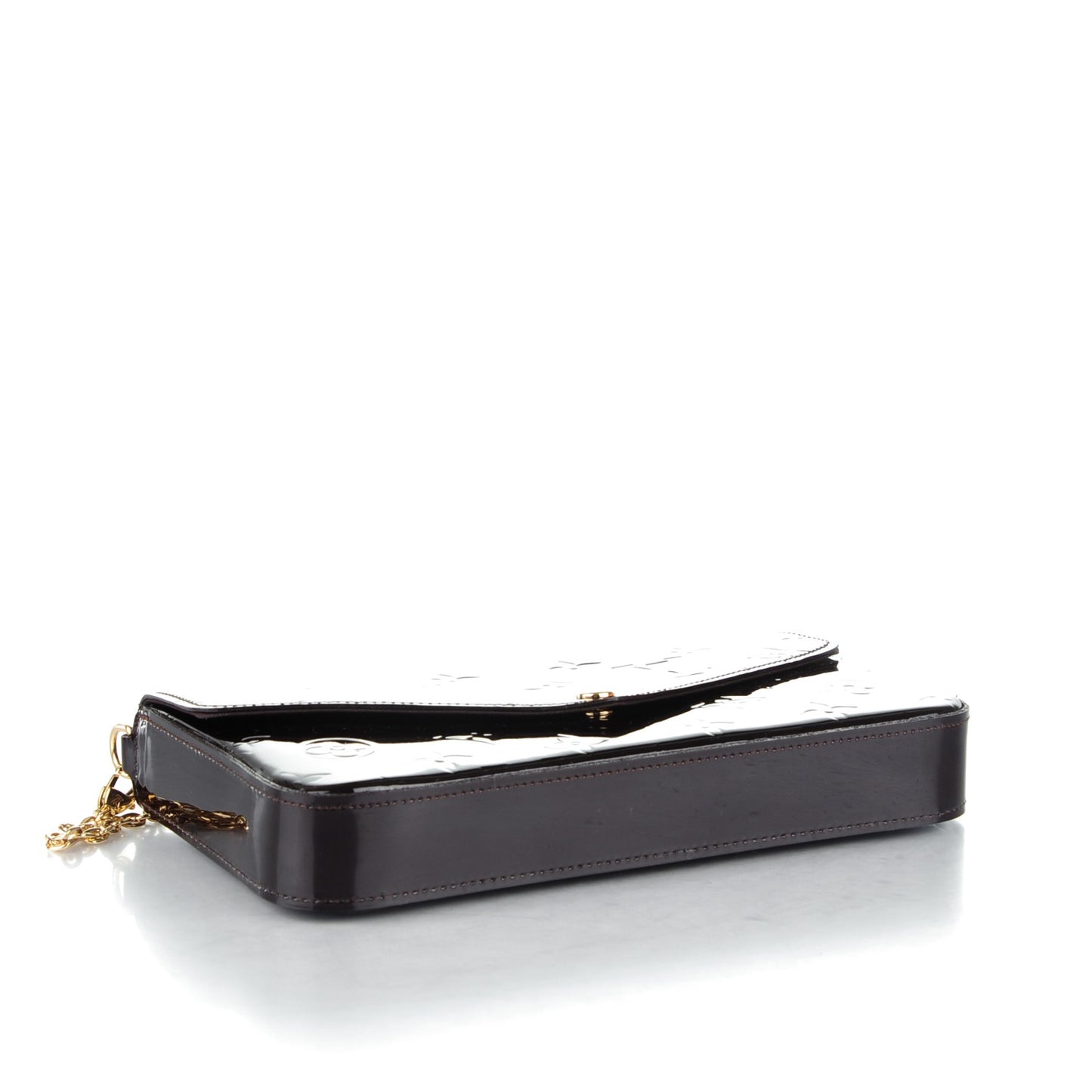 Vernis Pochette Felicie Chain Wallet Amarante