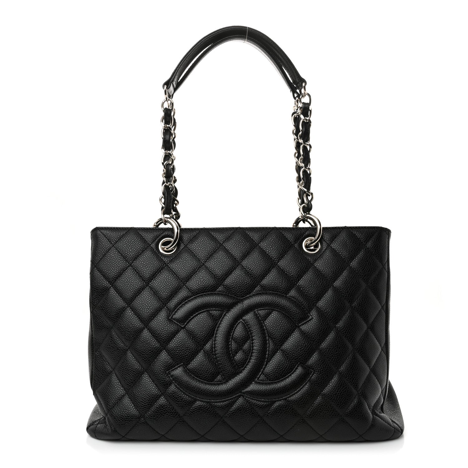 Chanel Caviar Quilted Grand Shopping Tote GST Black 1 of 10