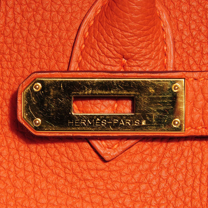 Hermes Togo Birkin 35 Orange 19 of 28