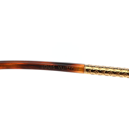 Louis Vuitton Vertigo Sunglasses Z0895E Tortoise 5 of 8