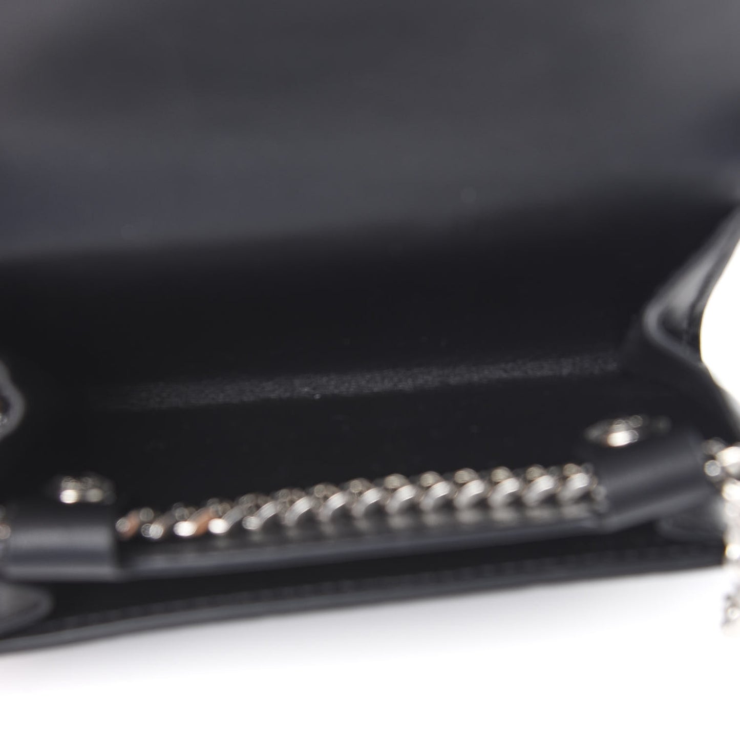 Calfskin Embossed Monogram Wallet On Chain Black