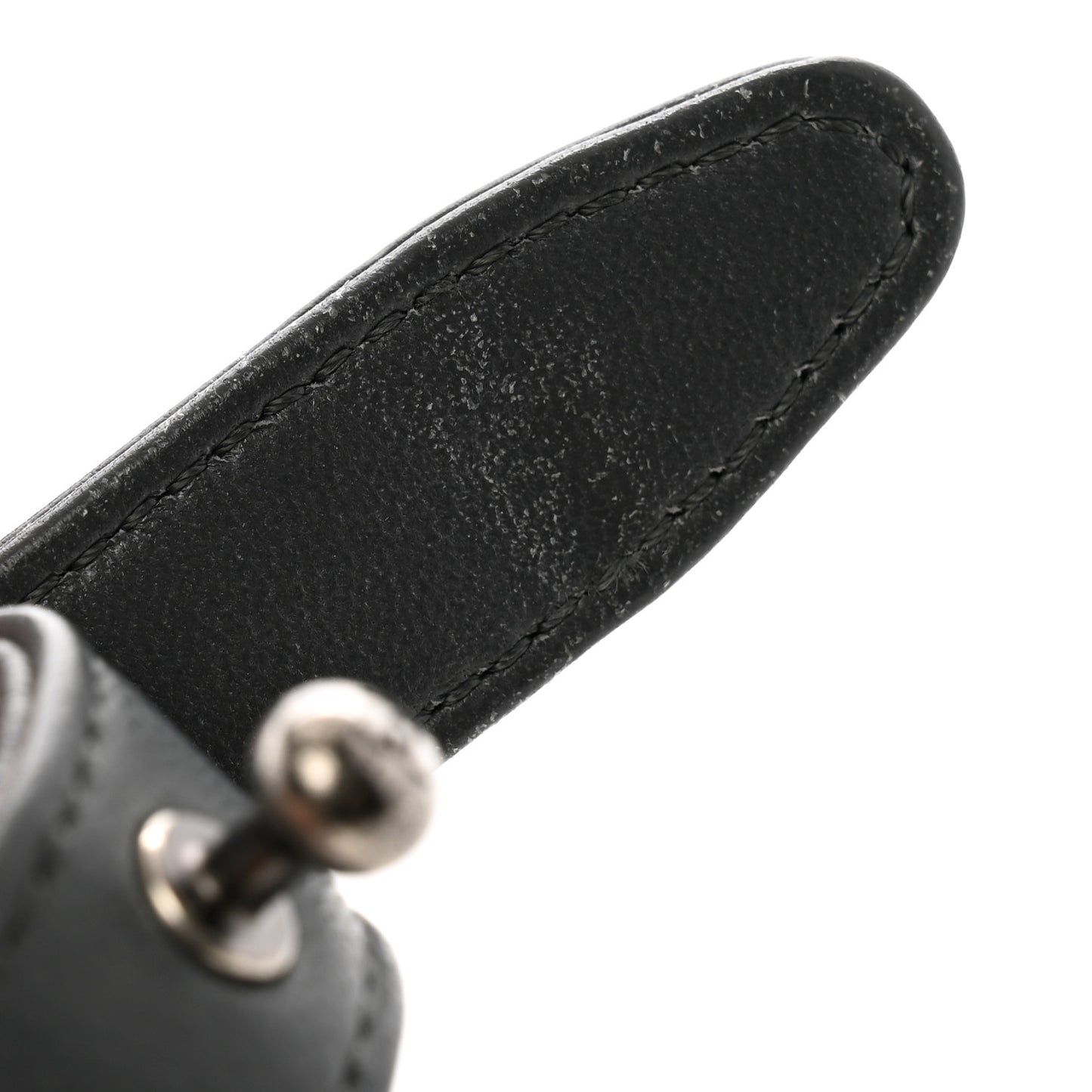 Calfskin Quilted Small Boy Flap Dark Grey