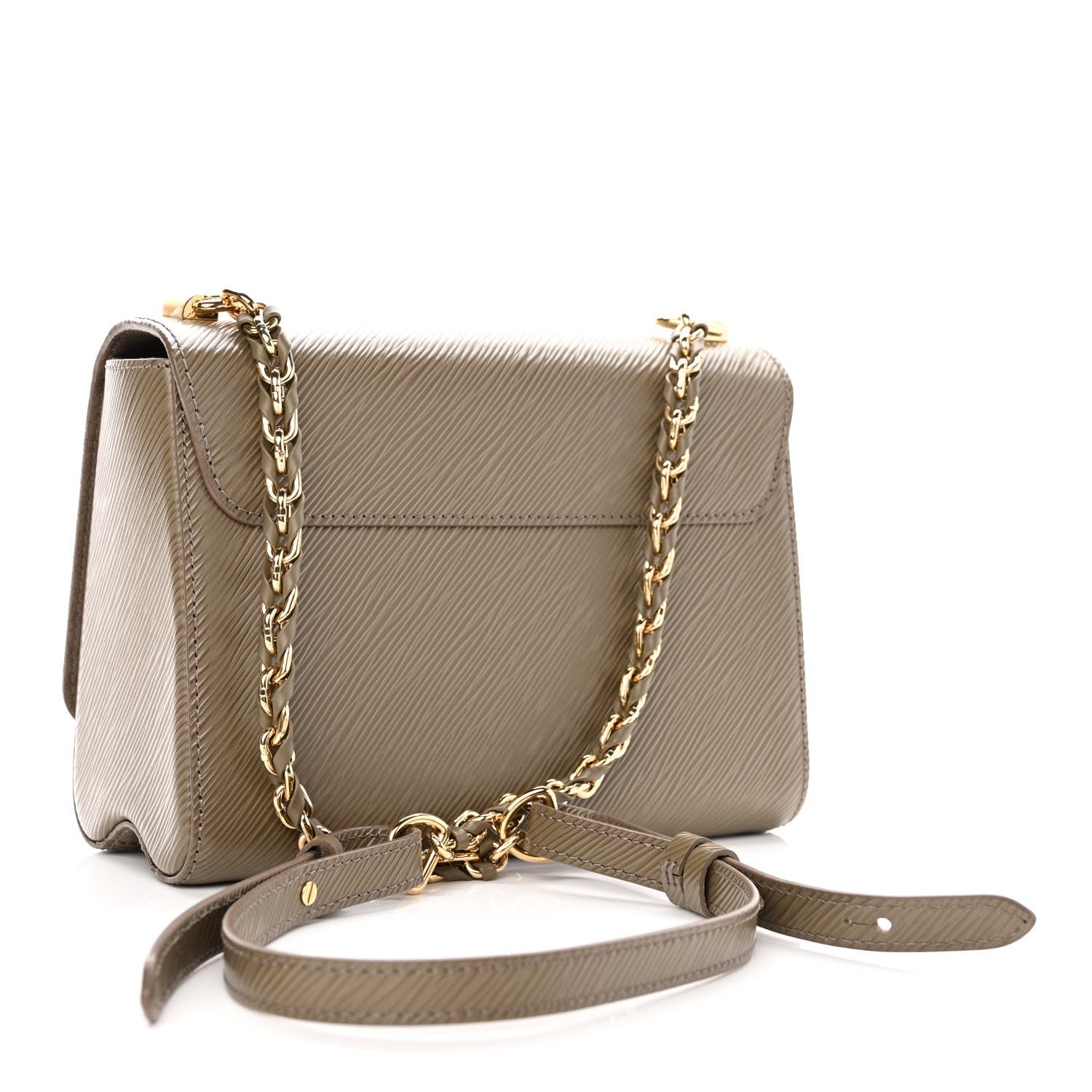 Louis Vuitton Epi Twist Shoulder Bag MM Smokey Brown 3 of 10