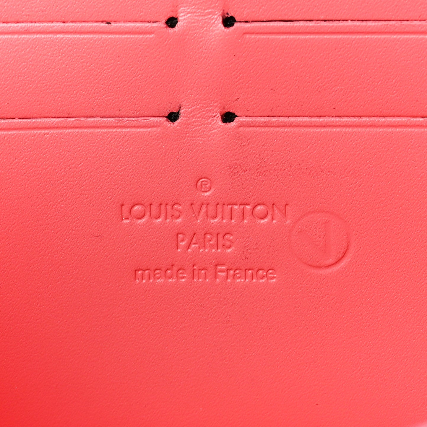 Vernis Rayures Zippy Wallet Poppy