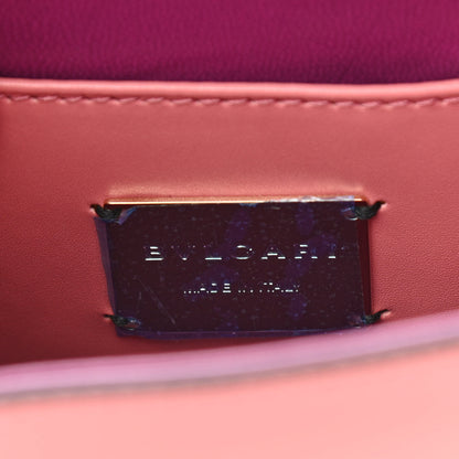 Bulgari Nappa Embellished Serpenti Forever Crossbody Pink 6 of 11