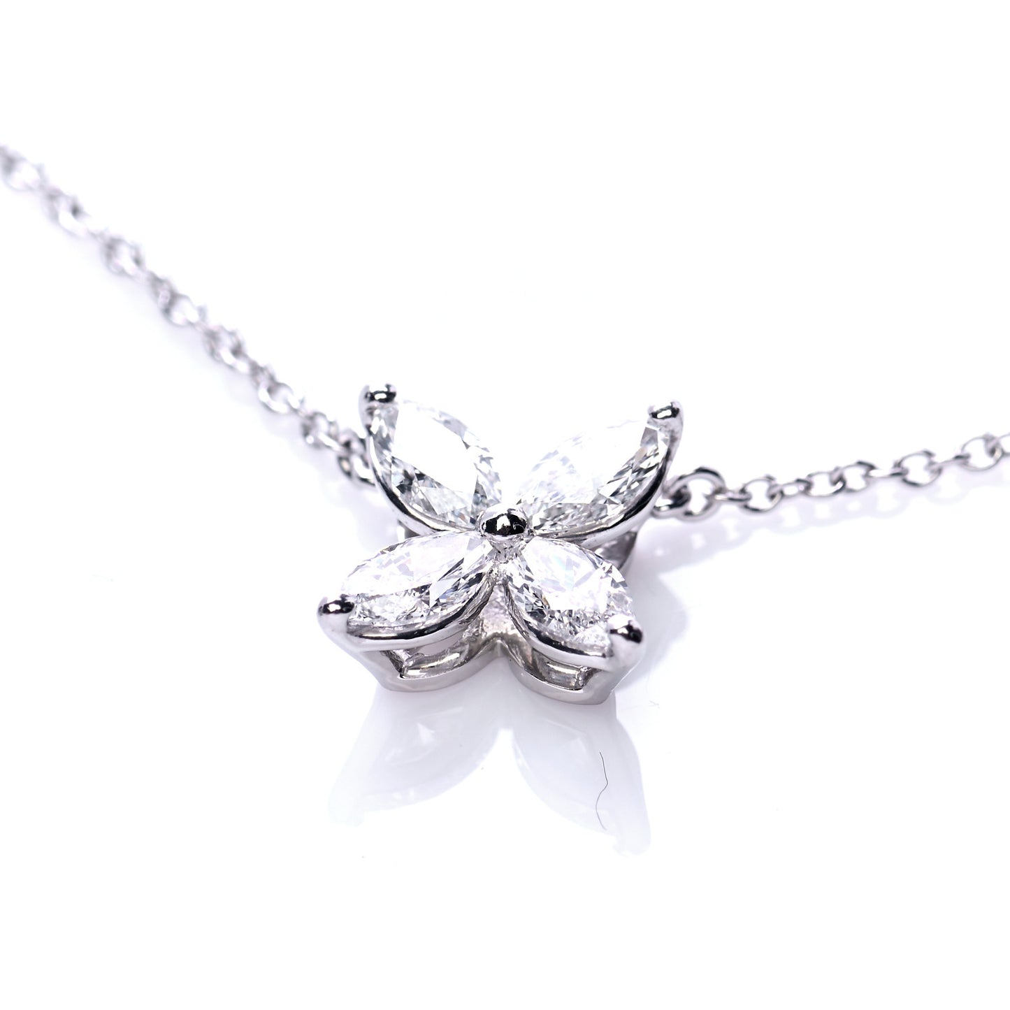 Platinum Diamond Medium Victoria Necklace