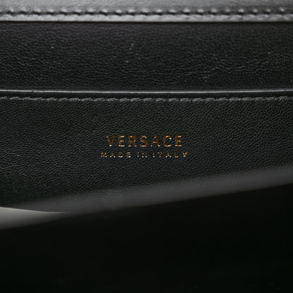 Versace Vitello Barocco Virtus Small Top Handle Shoulder Bag Black 6 of 18