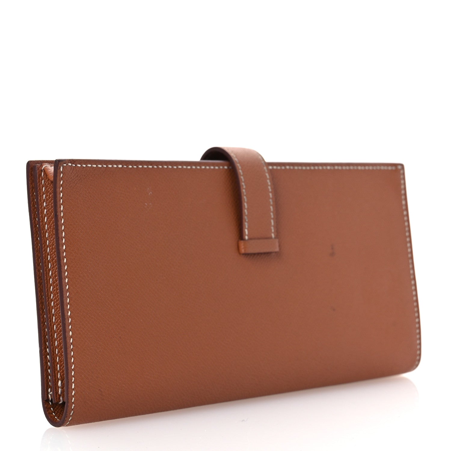 Hermes Epsom Bearn Gusset Wallet Gold 3 of 15
