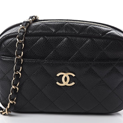 Chanel Caviar Quilted Camera Case Black 7 of 9