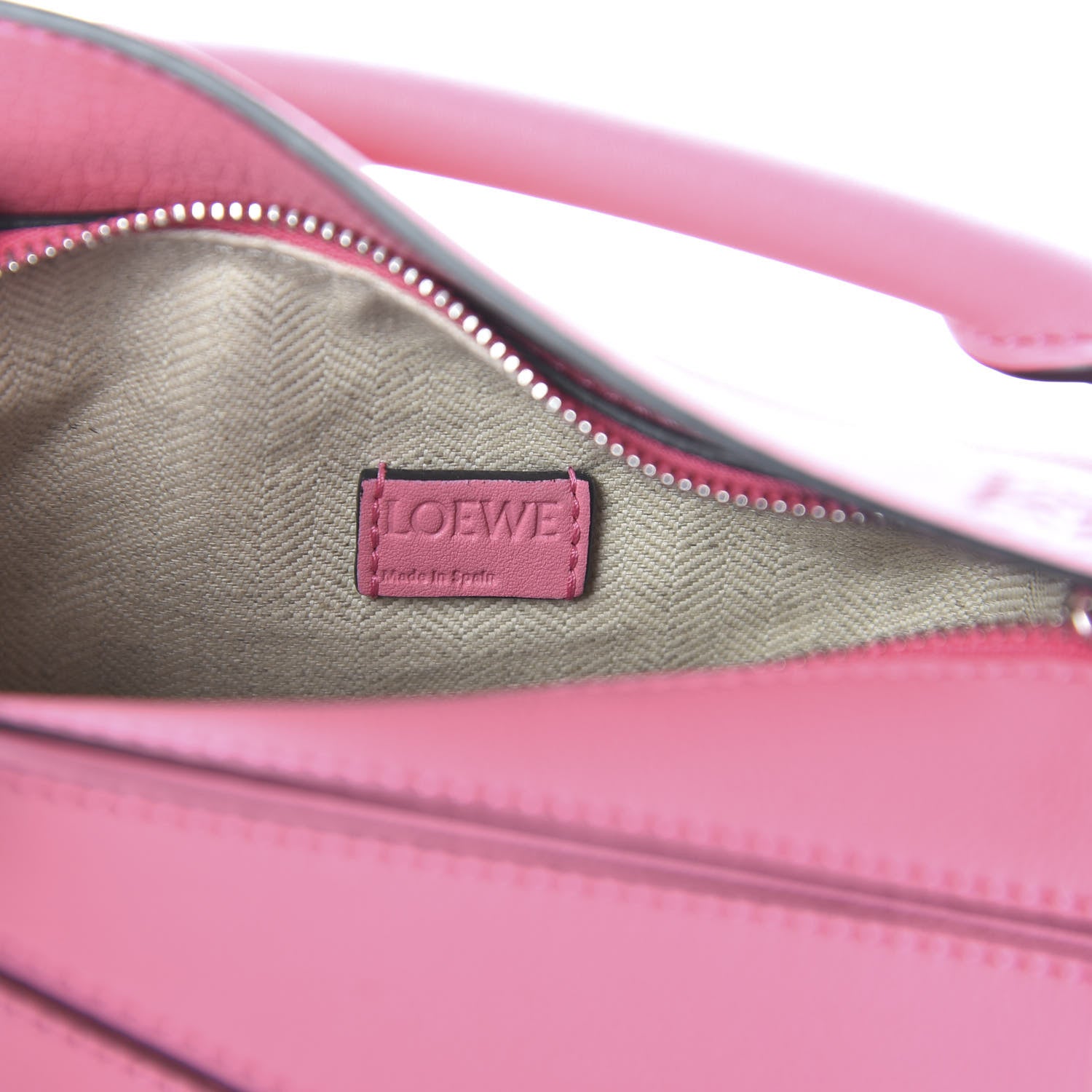 Loewe Calfskin Mini Puzzle Bag Wild Rose 8 of 10