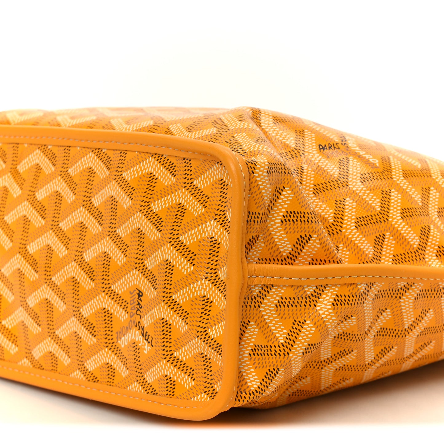 Goyardine Reversible Mini Anjou Yellow