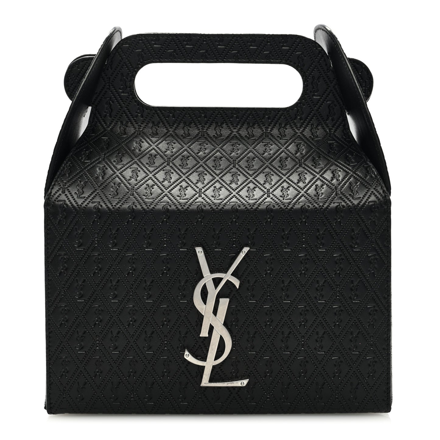 Calfskin Monogram Take Away Box Black