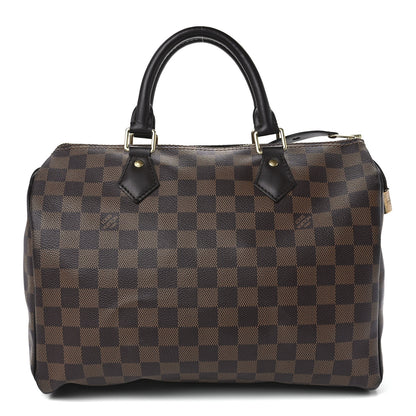 Louis Vuitton Damier Ebene Speedy 30 1 of 12