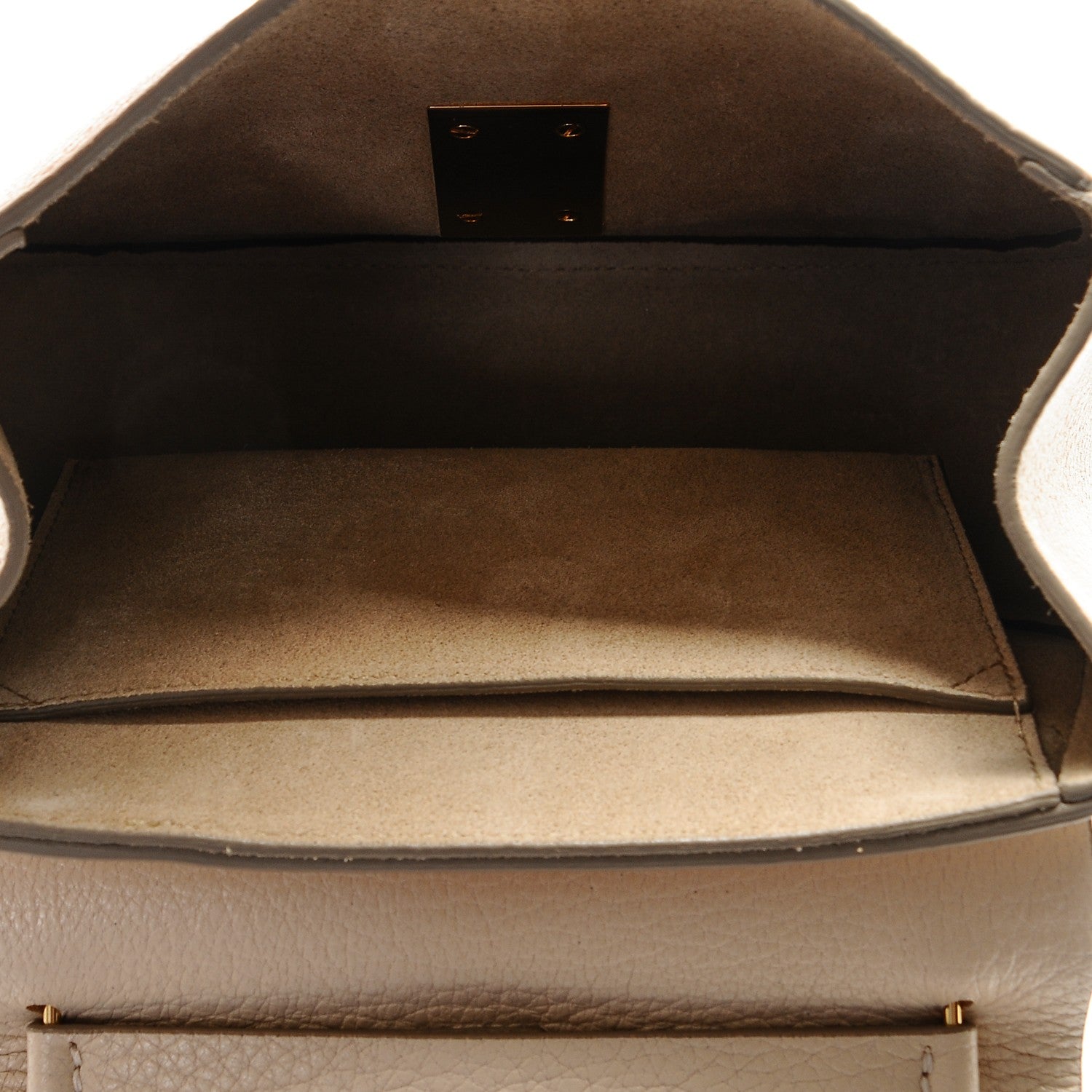 Chloe Grained Lambskin Mini Drew Shoulder Bag Abstract White 5 of 6