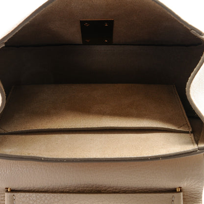 Chloe Grained Lambskin Mini Drew Shoulder Bag Abstract White 5 of 6