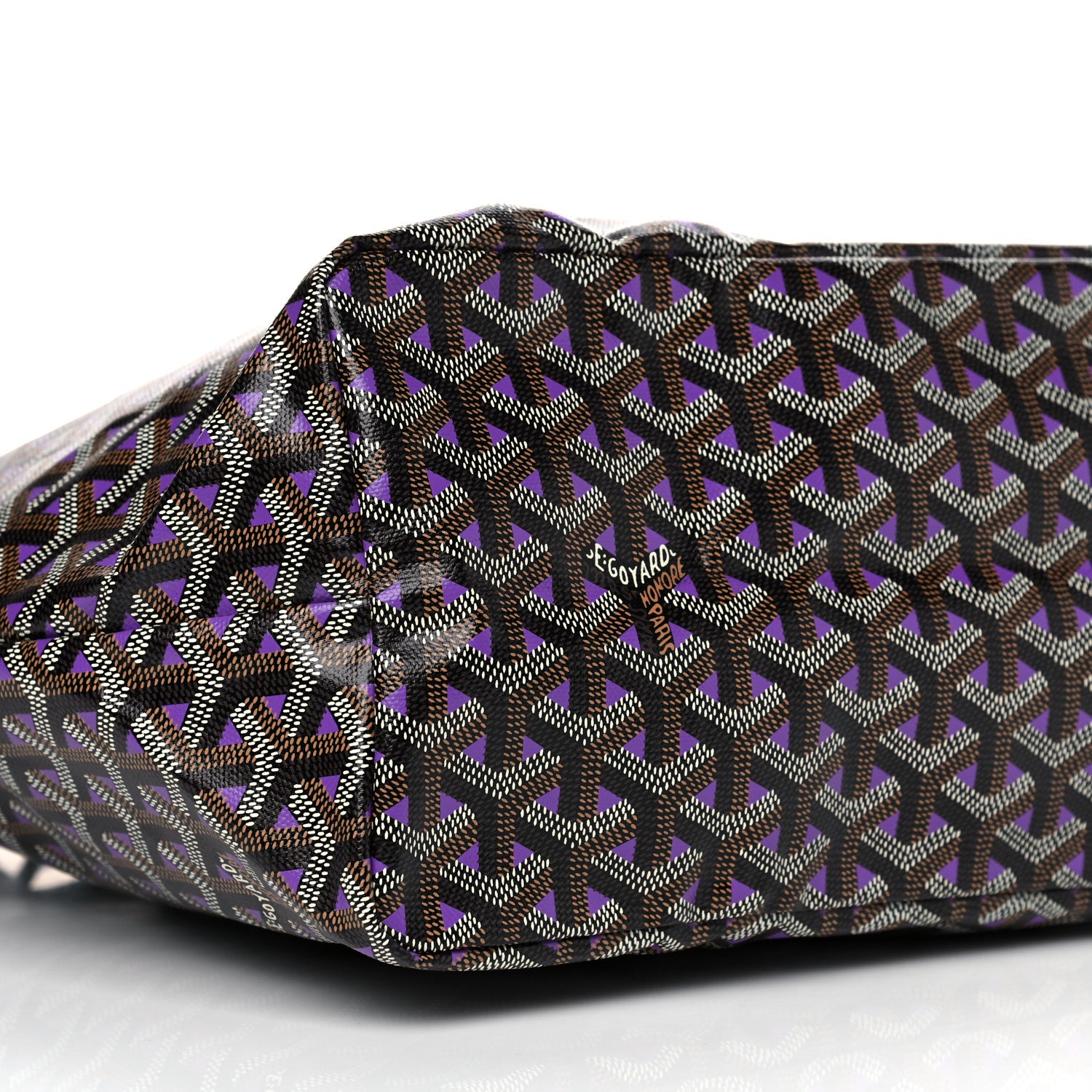 Goyard Goyardine Saint Louis Claire Voie PM Black Violet 8 of 9