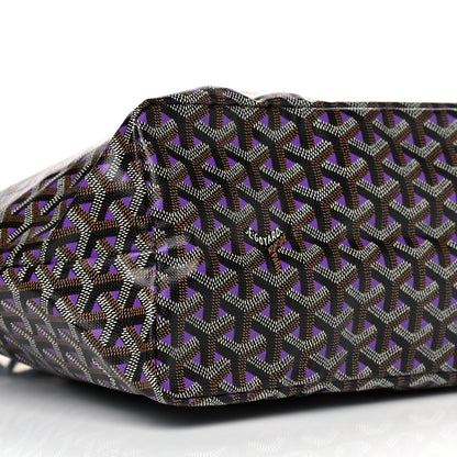 Goyard Goyardine Saint Louis Claire Voie PM Black Violet 8 of 9