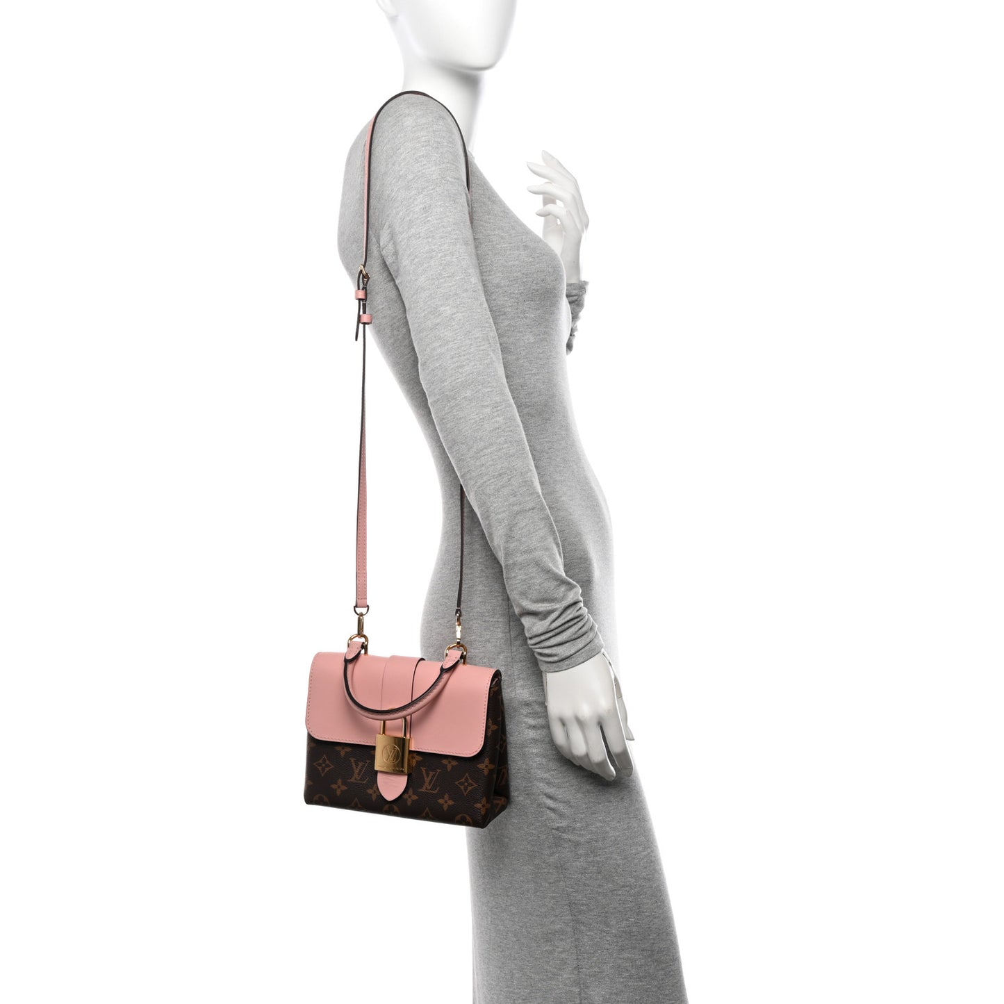 Monogram Locky BB Rose Poudre