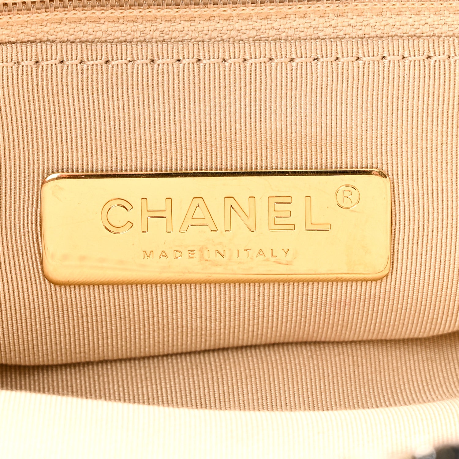 Chanel Tweed Maxi Chanel 19 Flap Beige Black 6 of 10