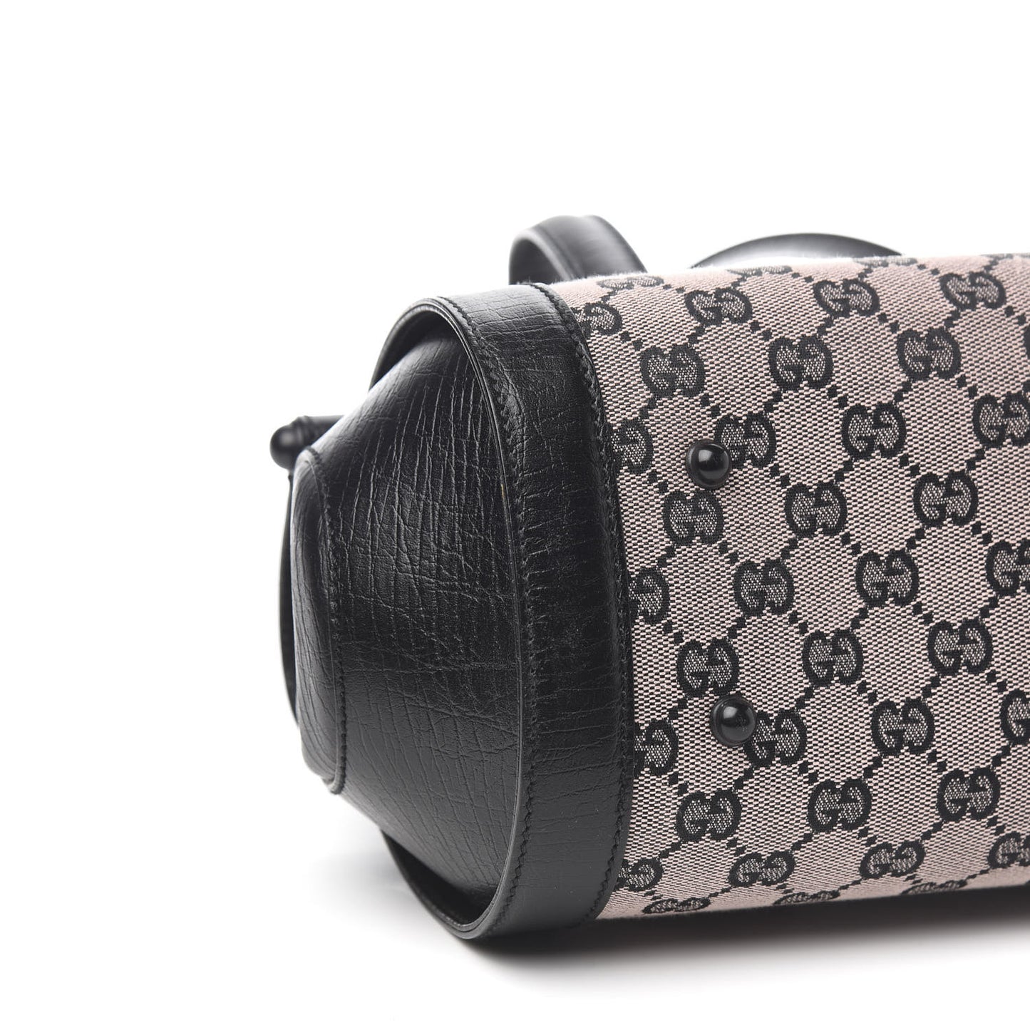 Monogram Bamboo Bullet Handbag Black