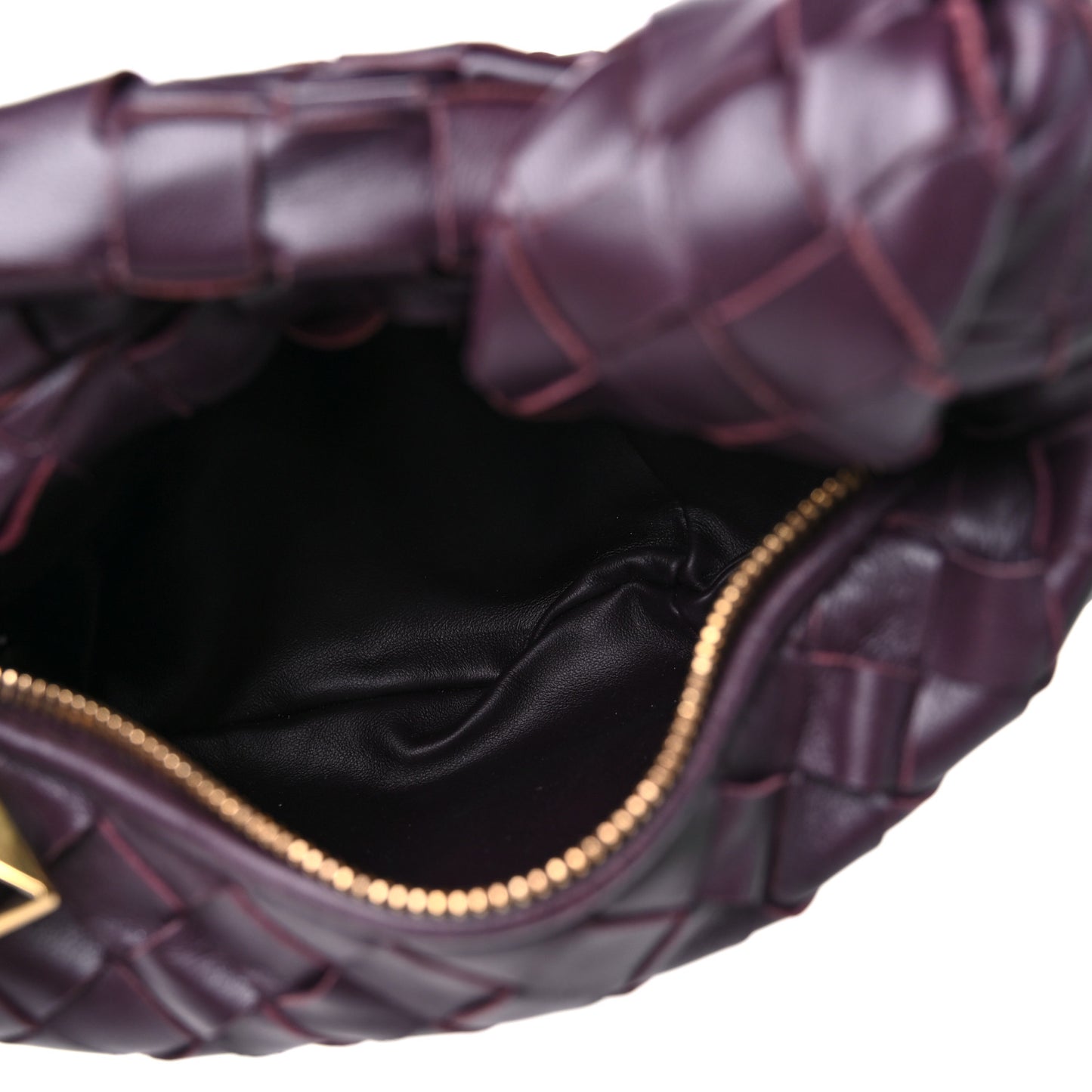 Nappa Intrecciato Mini Jodie Grape