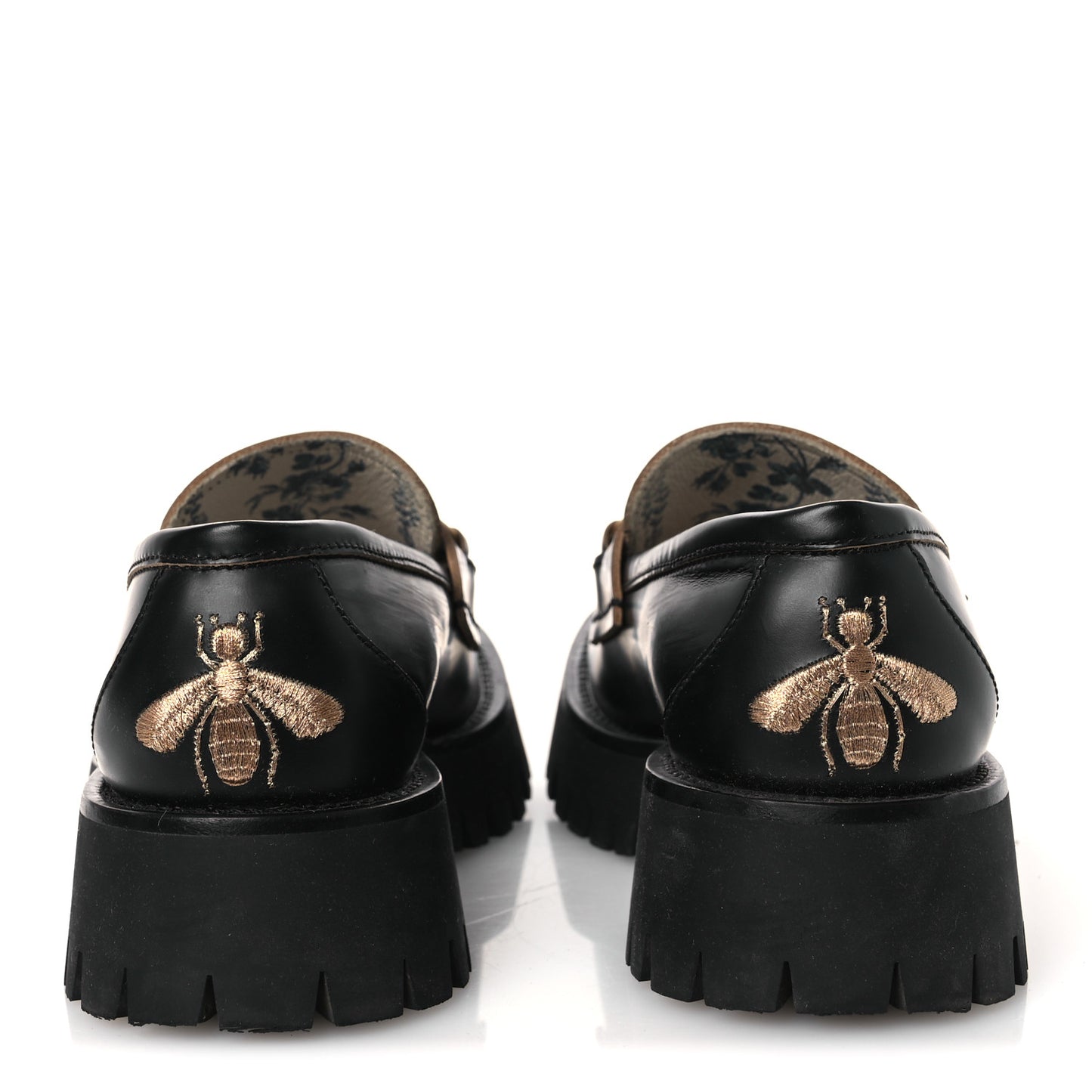 Cordovan Lux Womens Harald Horsebit 25mm Platform Loafers 38 Black