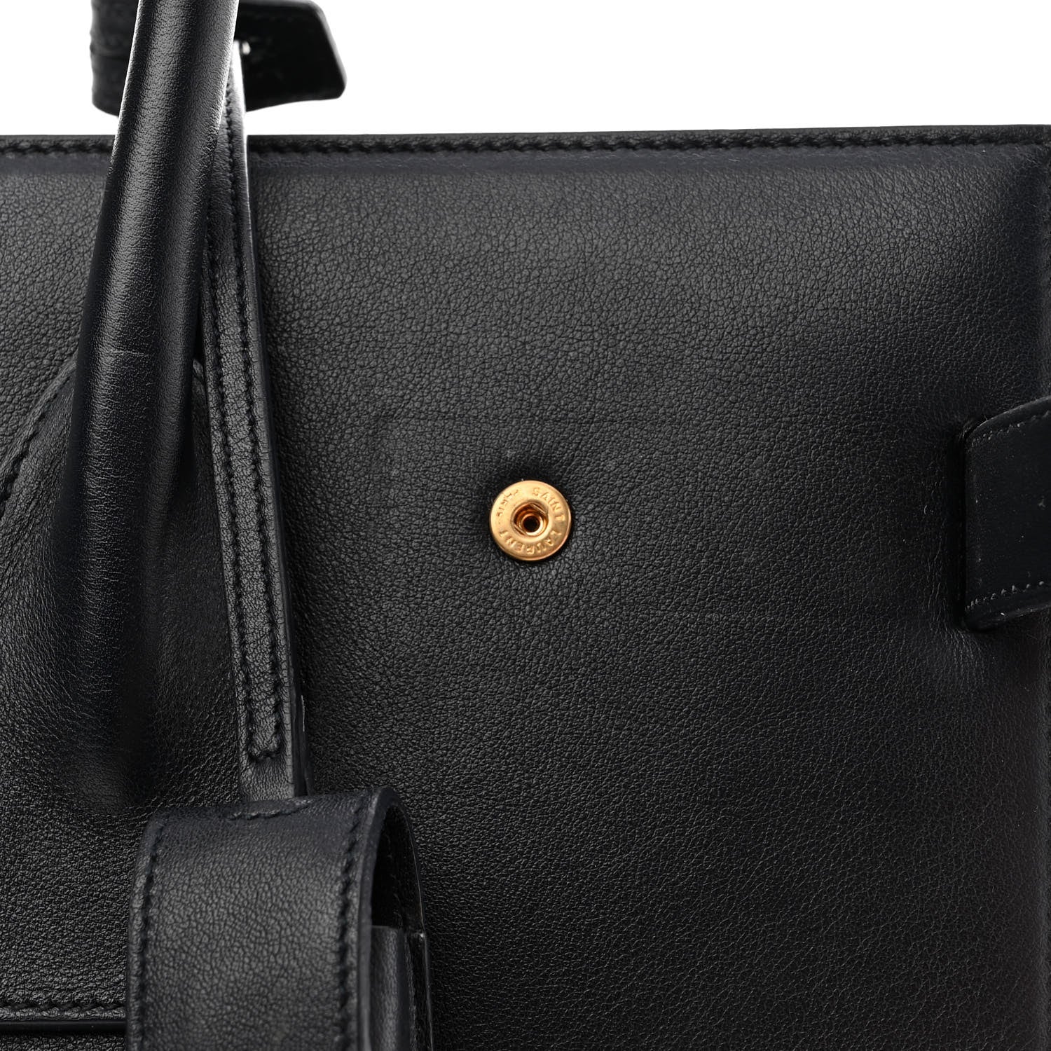 Saint Laurent Calfskin Small Sac De Jour Navy 11 of 12