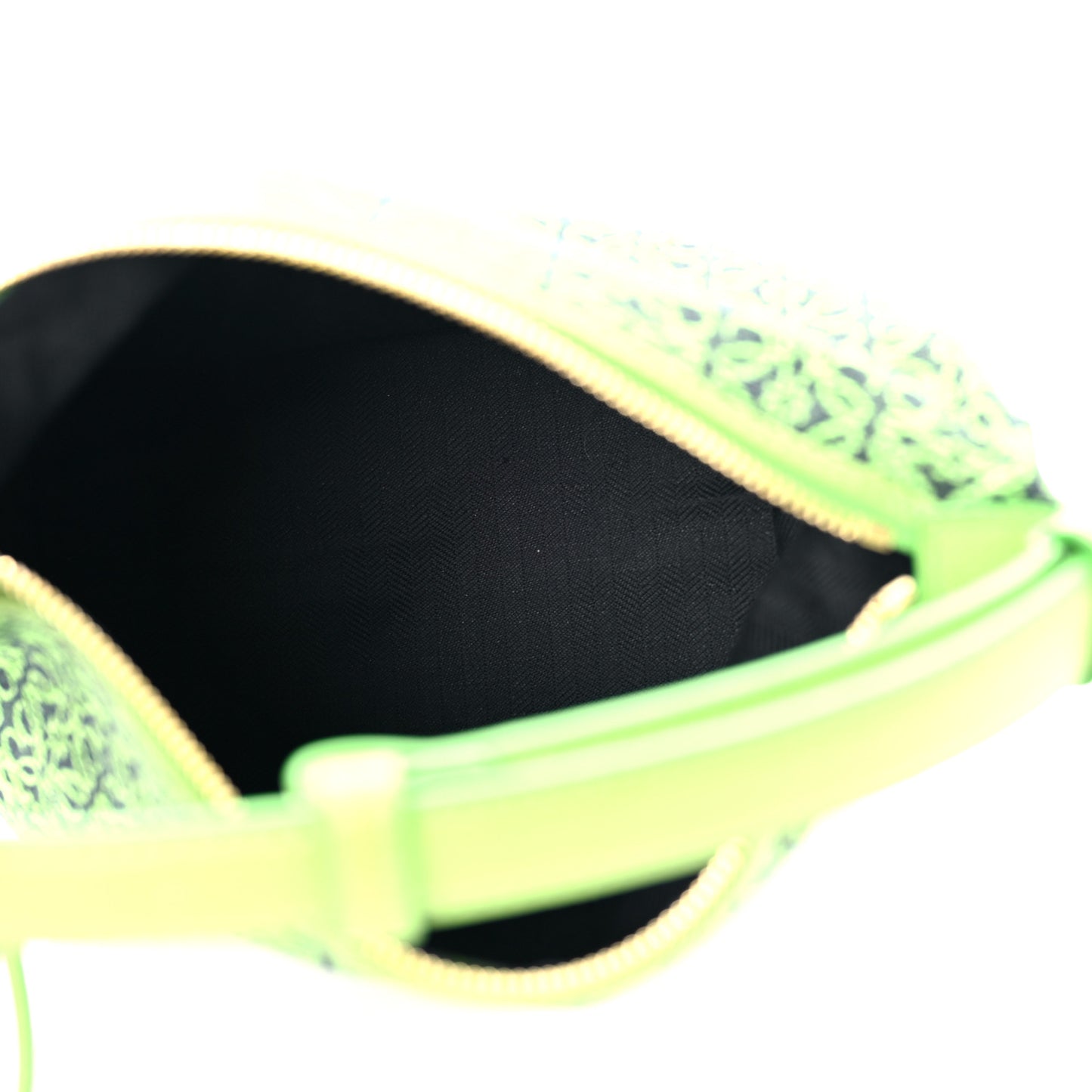 Jacquard Anagram Calfskin Small Cubi Bag Apple Green