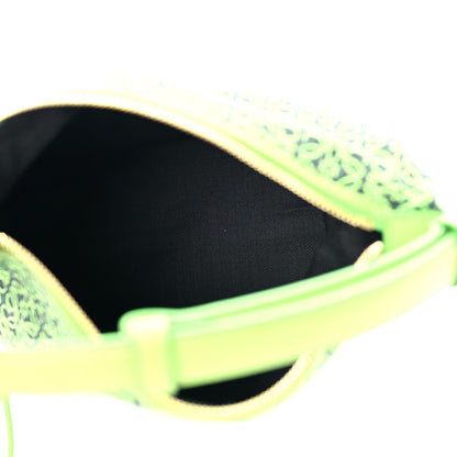Loewe Jacquard Anagram Calfskin Small Cubi Bag Apple Green 6 of 9