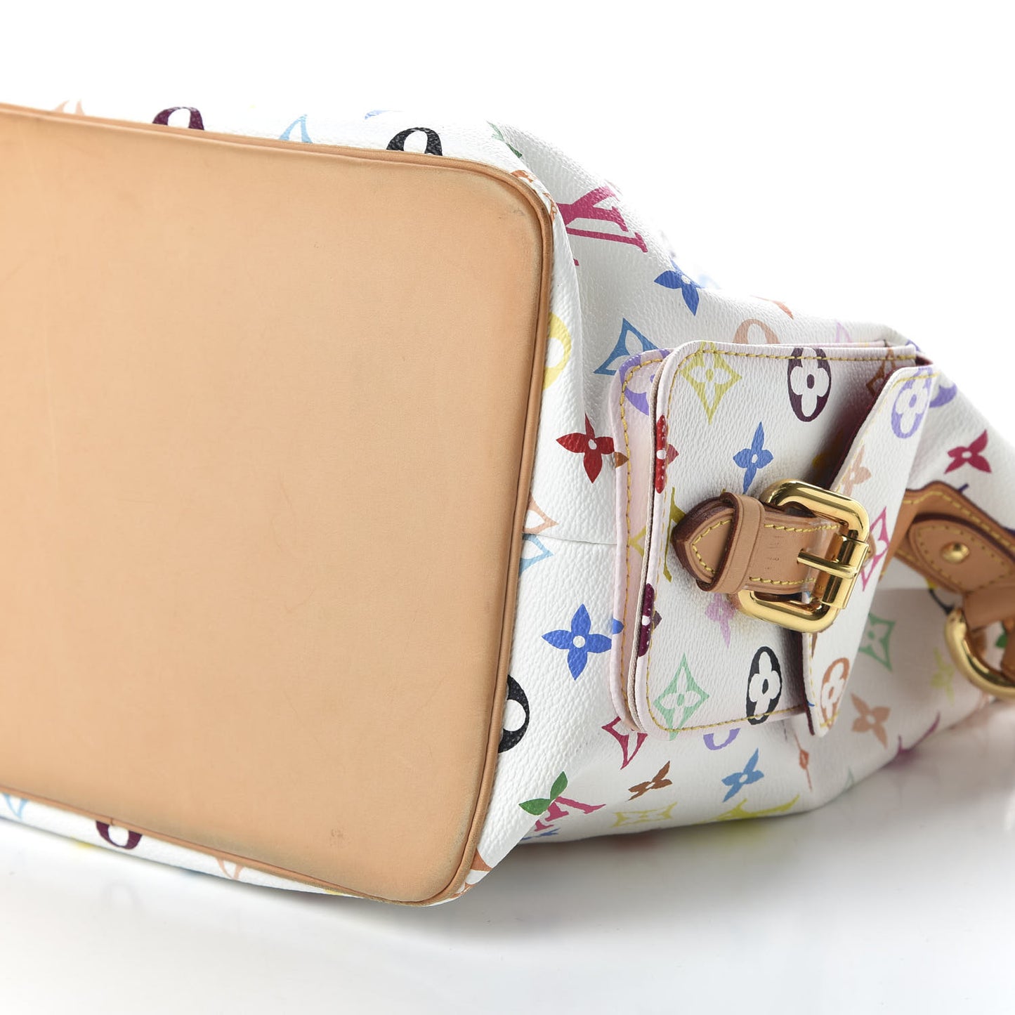 Monogram Multicolor Petit Noe White