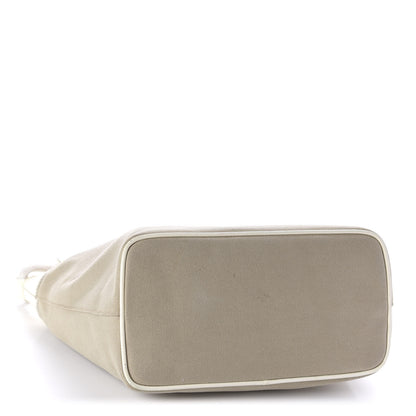 Prada Canvas Hobo Naturale White 4 of 17