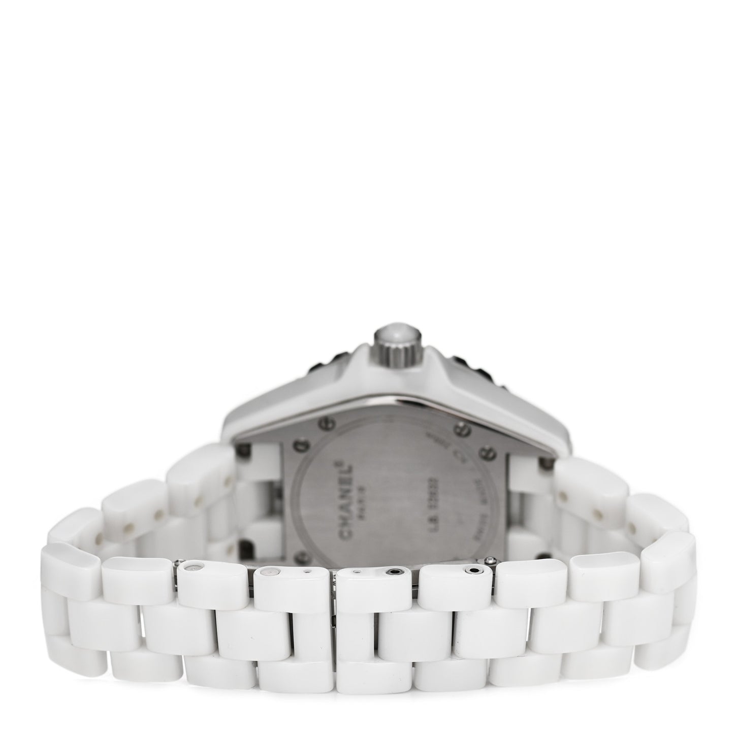 Stainless Steel Ceramic 33mm J12 Quartz Watch White