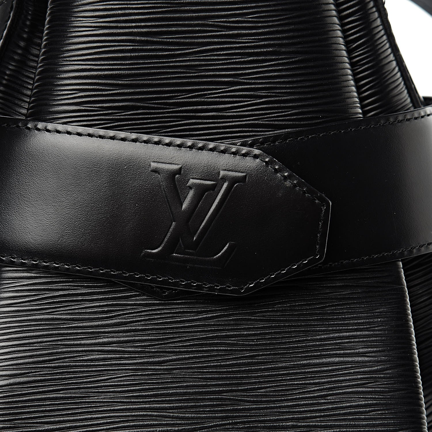 Louis Vuitton Epi Sac D'Epaule Black 6 of 9