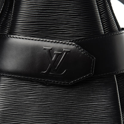 Louis Vuitton Epi Sac D'Epaule Black 6 of 9
