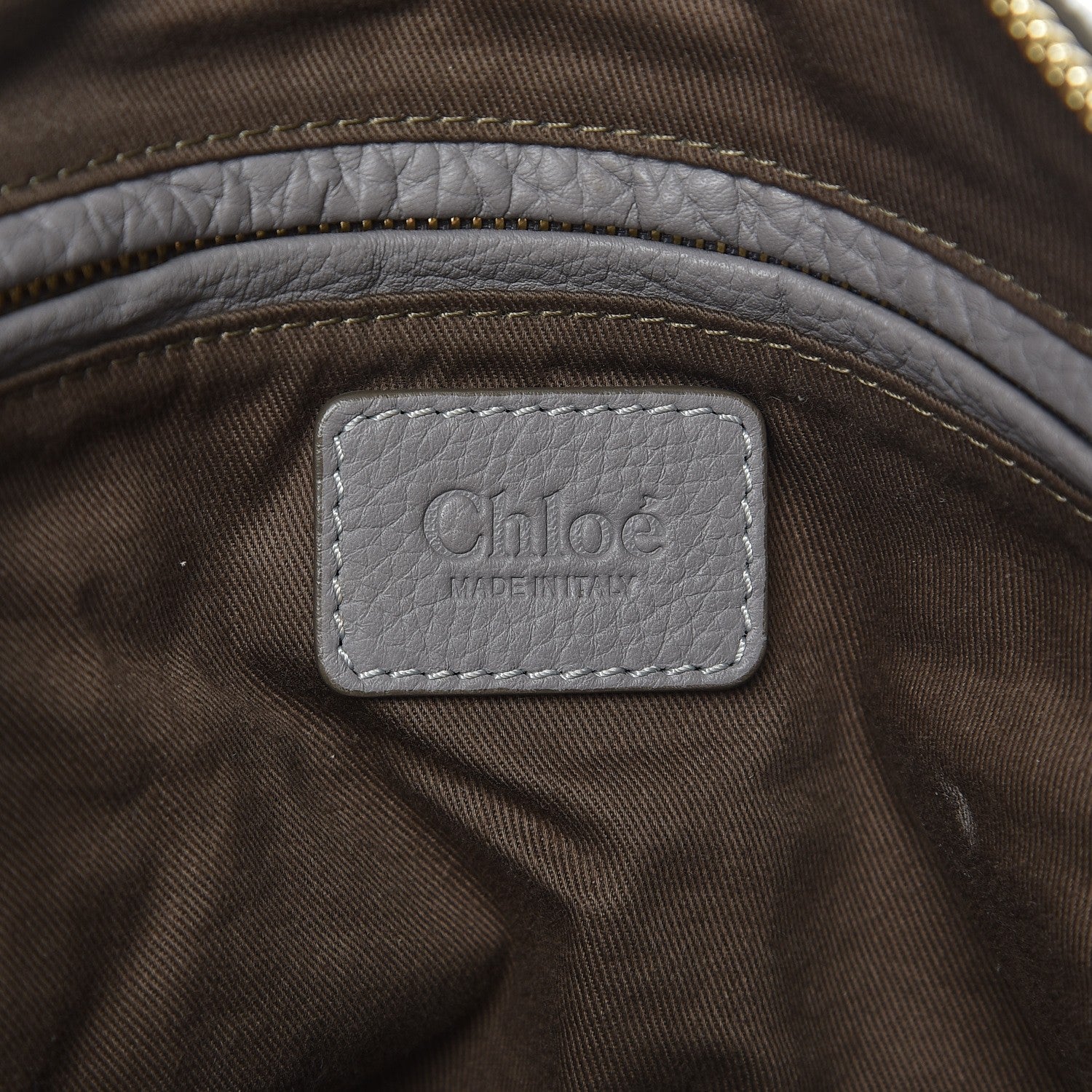 Chloe Calfskin Large Marcie Satchel Cashmere Grey 6 of 9