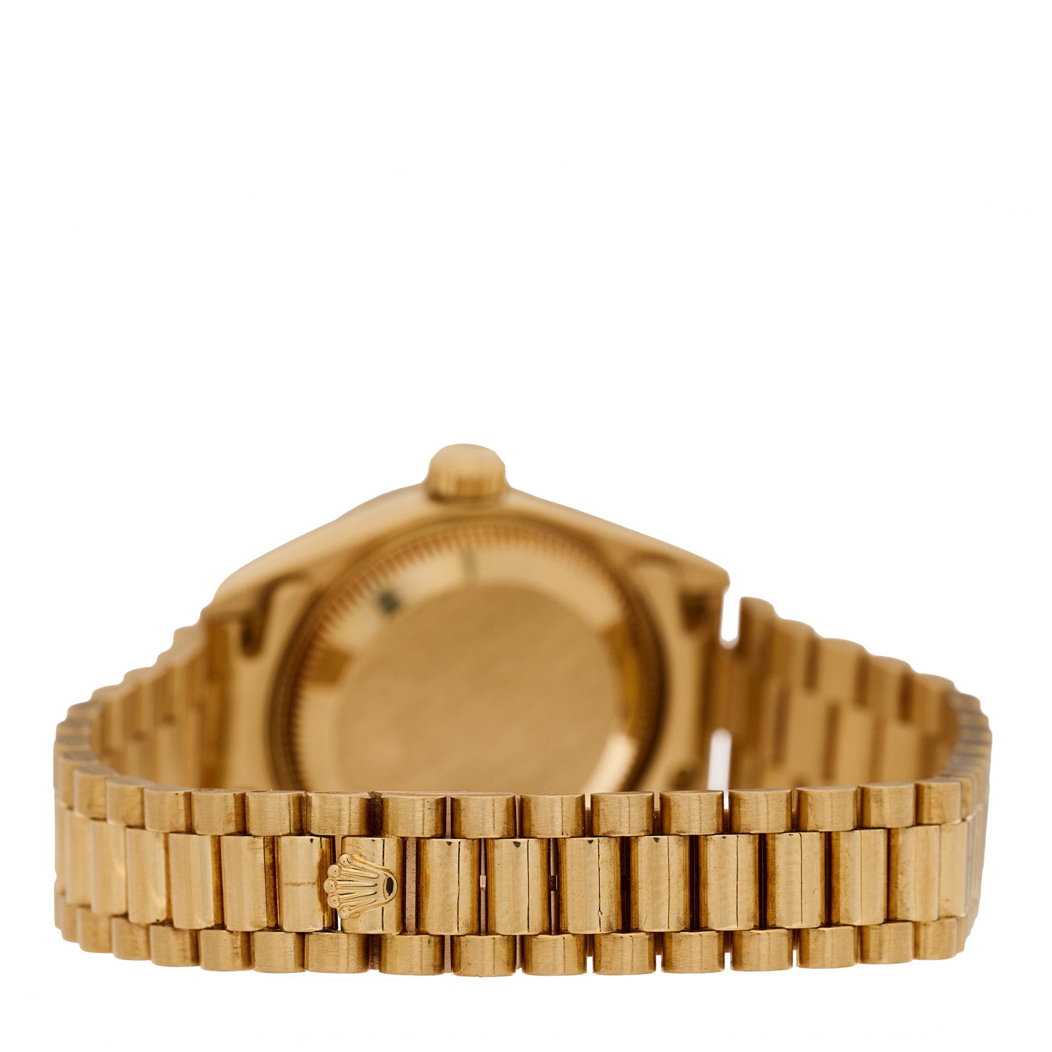 Rolex 18K Yellow Gold Diamond 26mm Datejust President Watch Champagne 69178 3 of 5