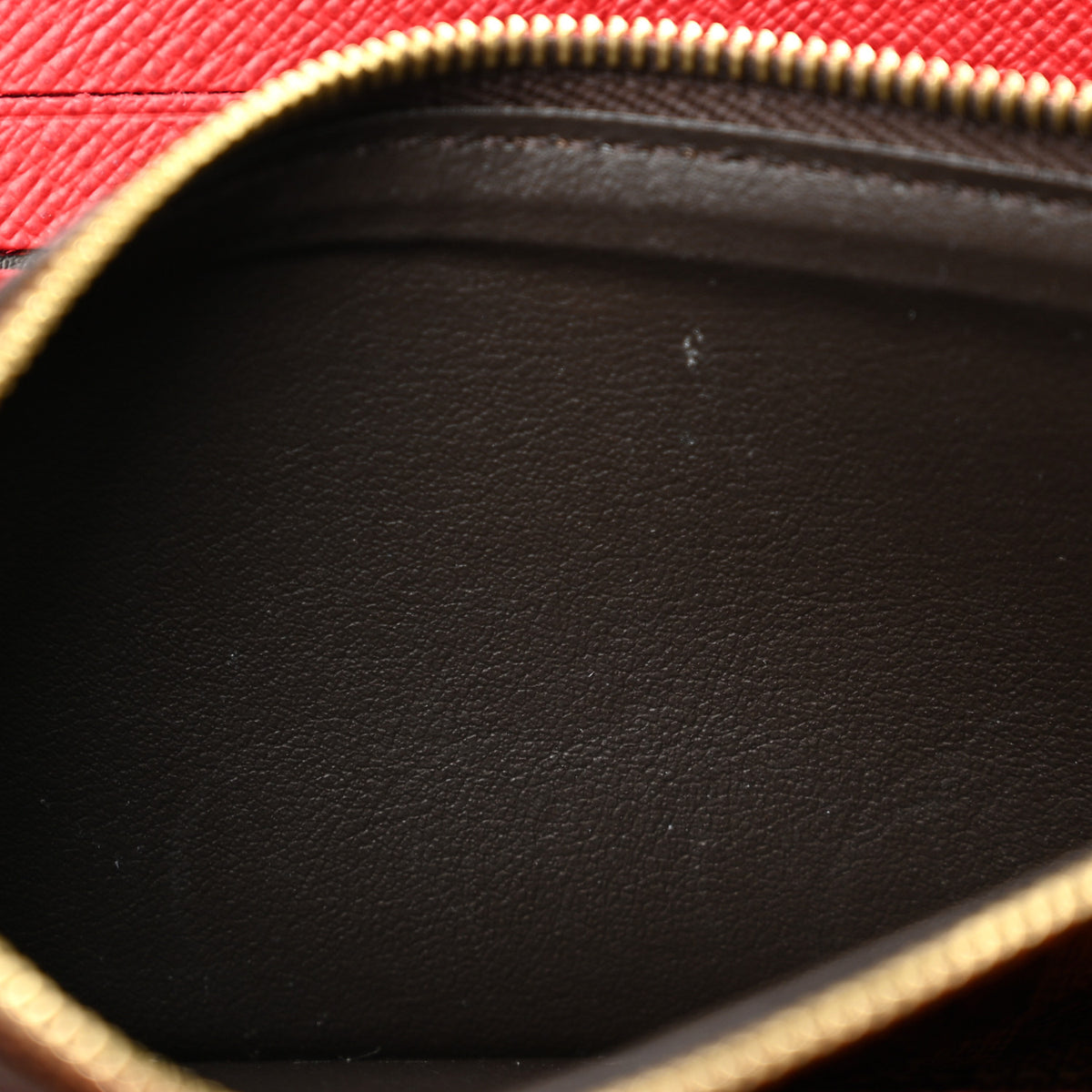 Damier Ebene Clemence Wallet Cherry