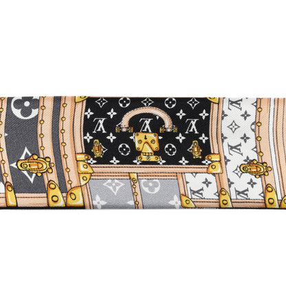 Louis Vuitton Silk Monogram Let's Go BB Bandeau Black 3 of 3