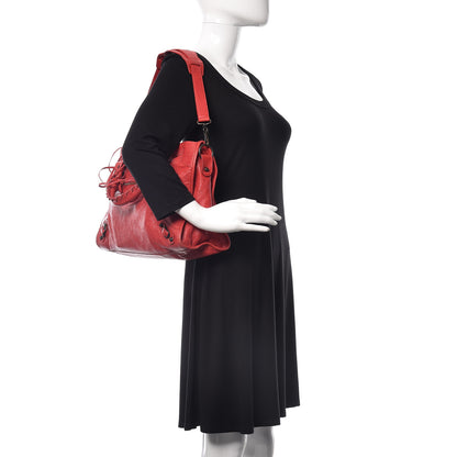 Balenciaga Agneau Classic Hardware City Rouge Coquelicot 2 of 16