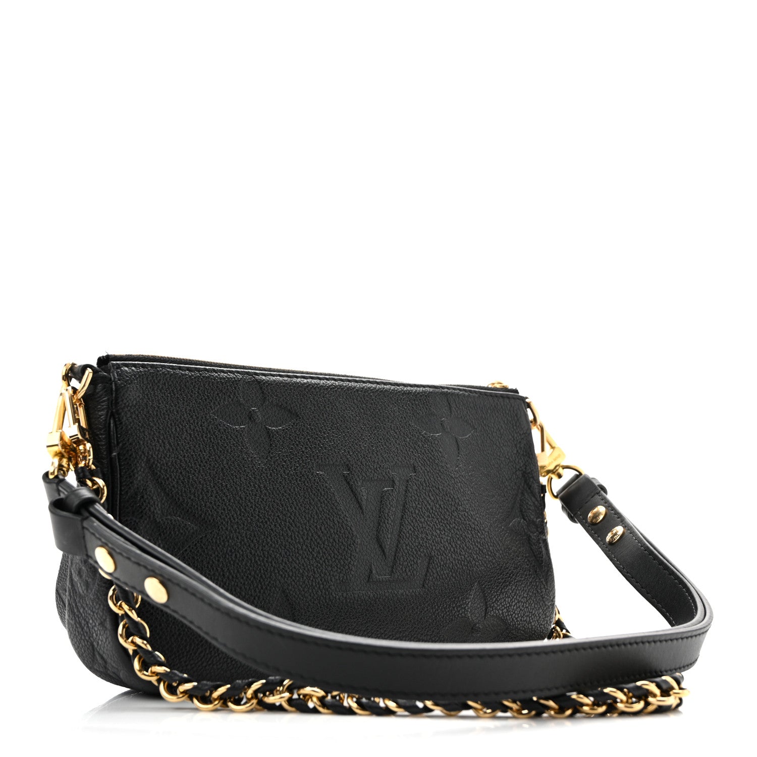 Louis Vuitton Empreinte Monogram Giant Multi Pochette Accessories Black 3 of 14
