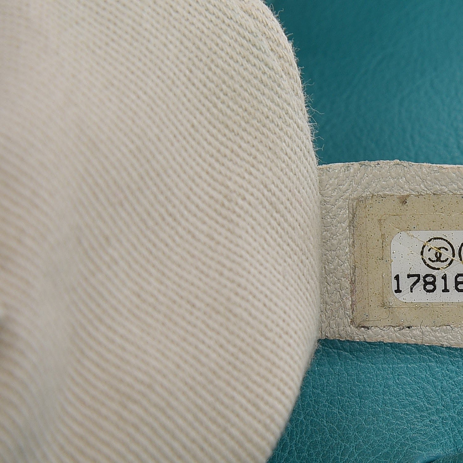 Chanel Calfskin Large Retro Girl Shopping Tote Turquoise 8 of 21