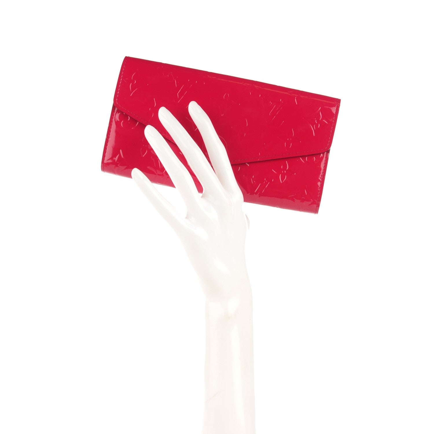 Louis Vuitton Vernis Sarah Wallet NM Rose Indien 2 of 7