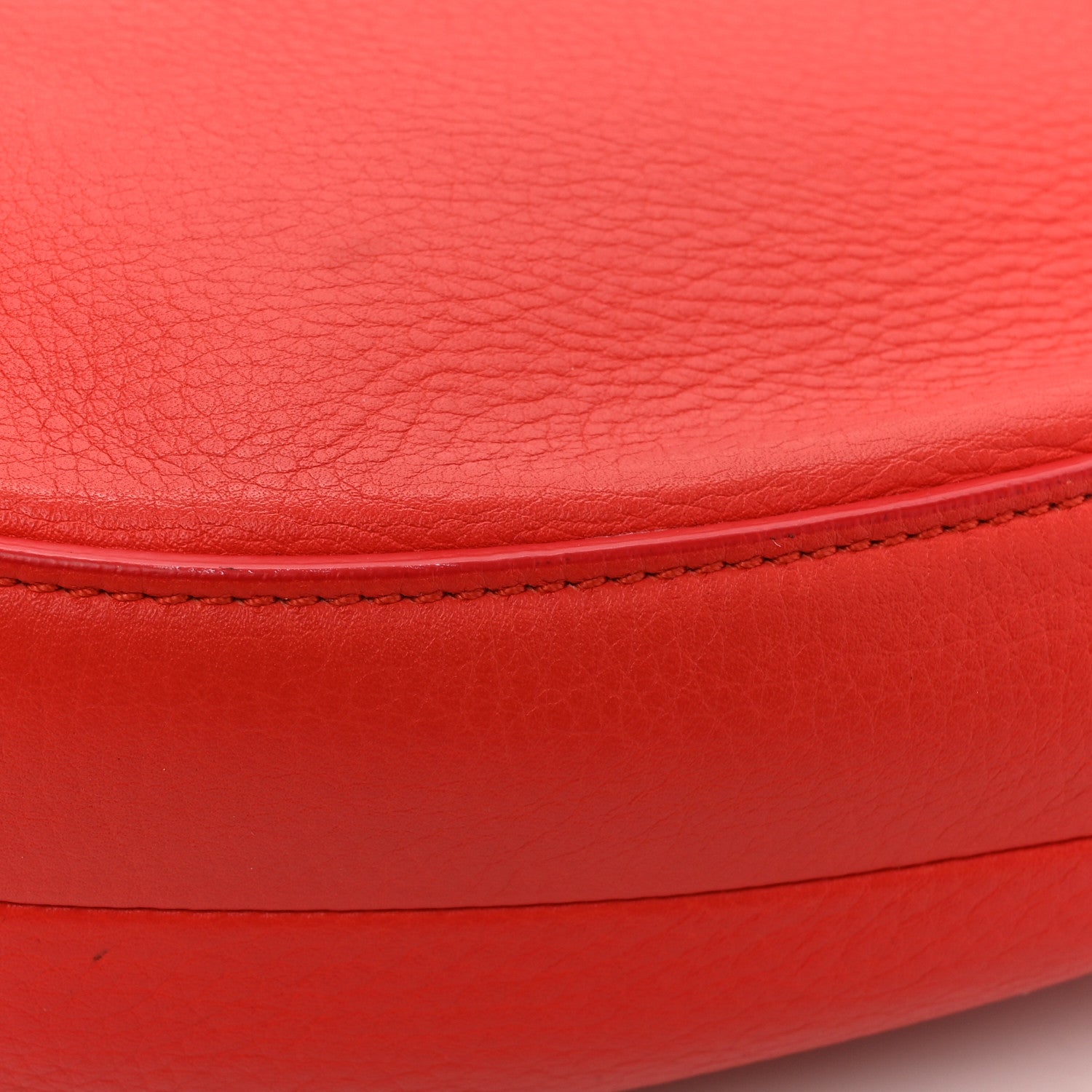 Celine Natural Calfskin Hobo Red 13 of 14