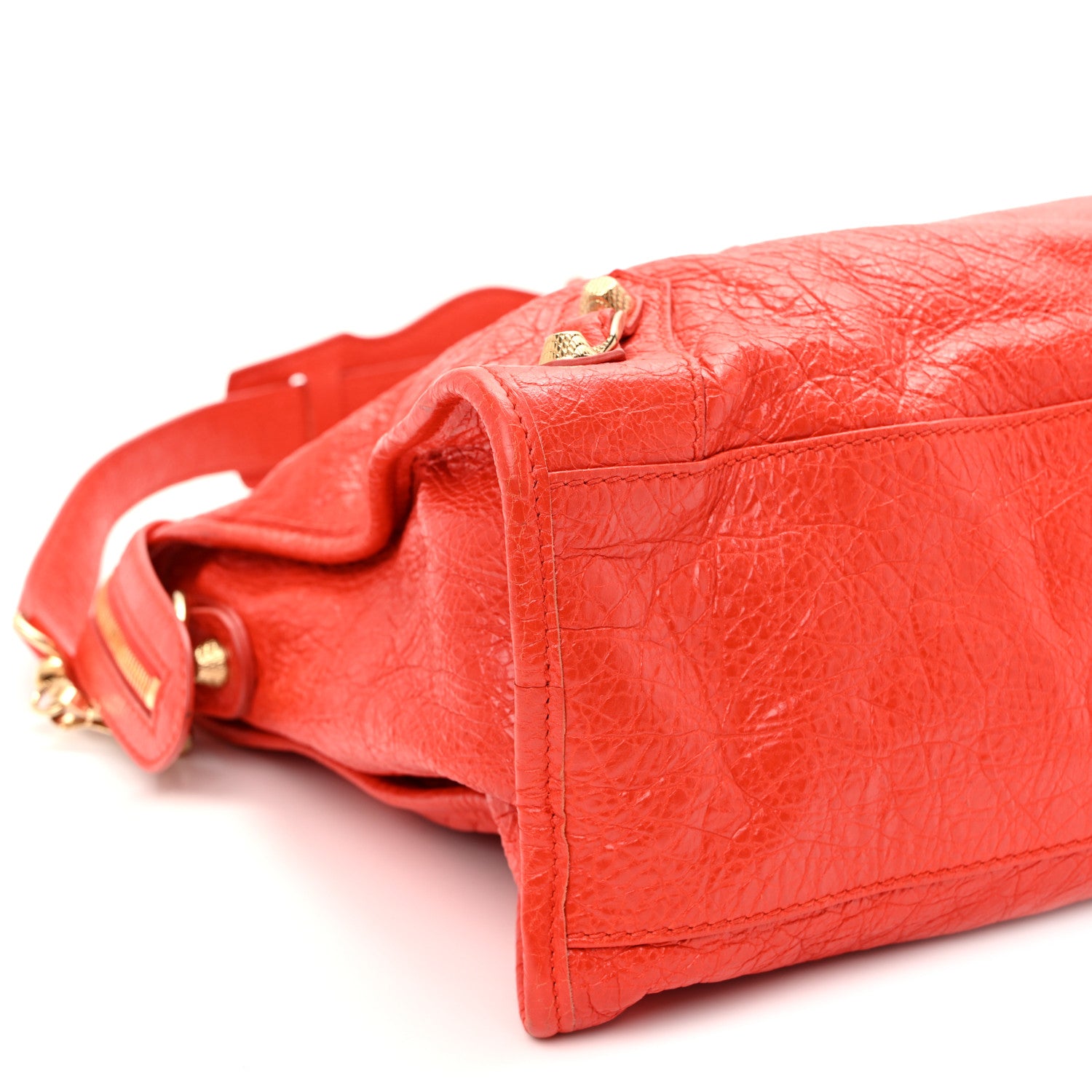 Balenciaga Agneau Giant 12 Gold Hardware City Rouge Coquelicot 10 of 11