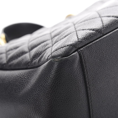 Chanel Caviar Quilted Grand Shopping Tote GST Black 8 of 17