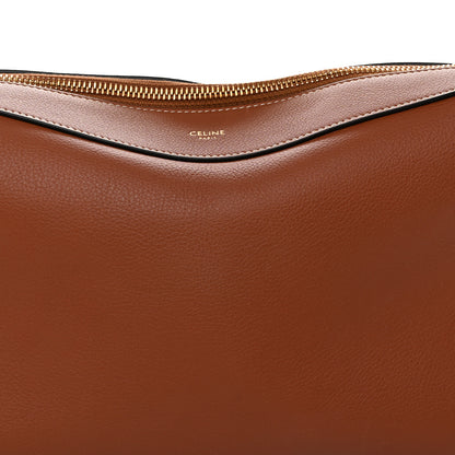 Celine Supple Calfskin Medium Romy Shoulder Bag Tan 8 of 10