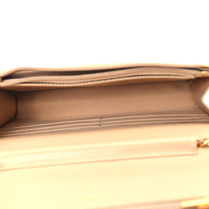 Chanel Caviar Quilted Wallet on Chain WOC Beige 5 of 12