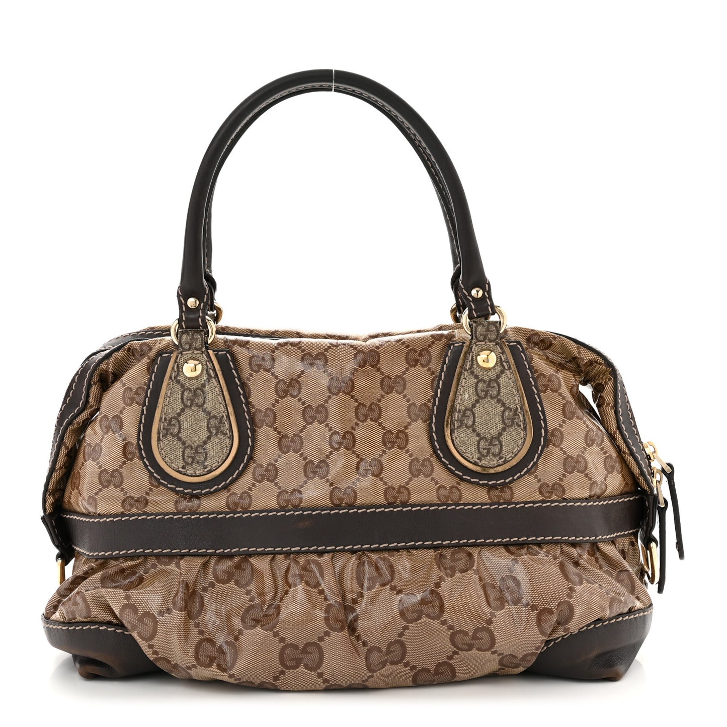 Crystal Monogram Medium Mix Dark Brown